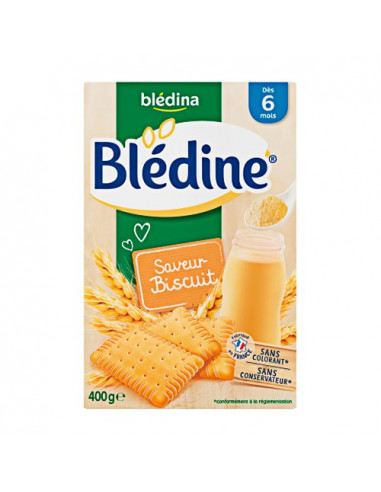 Blédina Blédine Céréales Instantanées dès 6 mois. 400g Biscuit