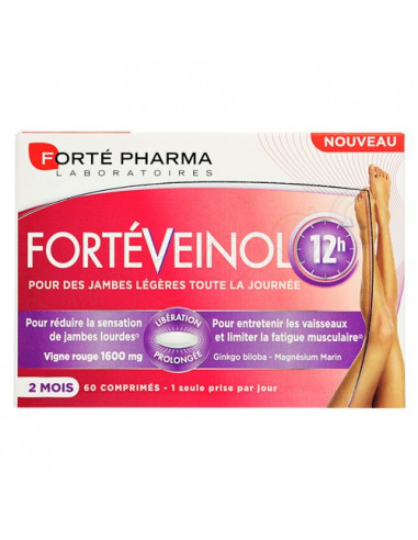 Forté Pharma FortéVeinol 12H Jambes Légères 60 comprimés