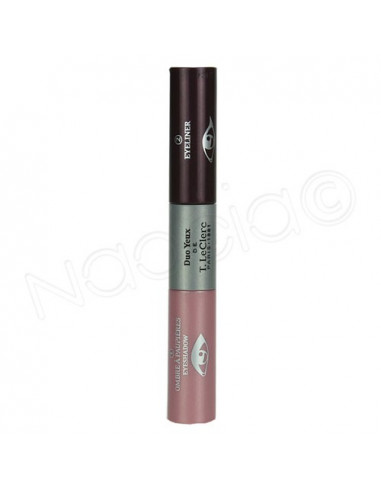 T.LeClerc Duo Yeux Paris l'Hiver Ombre à Paupières + Eyeliner. 1g/2.8ml 04 Rose Vendôme