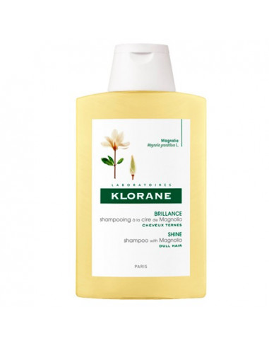Klorane Brillance Shampooing Cire de Magnolia cheveux ternes 400ml