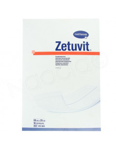 Zetuvit Pansements Absorbants Hartmann. 10 pièces 20x25cm