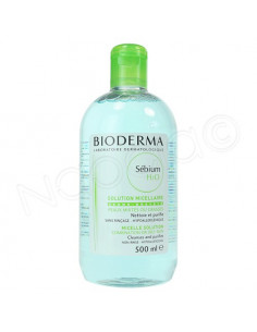 Bioderma Sébium H20 Solution Micellaire nettoyante sans rinçage peau mixte ou grasse 250 ml