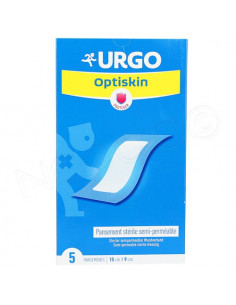 Urgo Optiskin Pansement Stérile Semi-Perméable. 5 pansements 15cm x 9cm