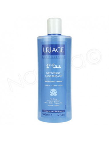 Uriage 1ere Eau nettoyante sans rinçage bébé 500 ml