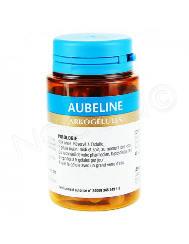 Arkogélules Aubeline Nervosité Arkopharma Boite de 45 gélules