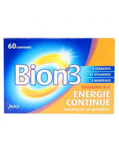 Bion Energie Continue 6h Libération Prolongée 60 comprimés