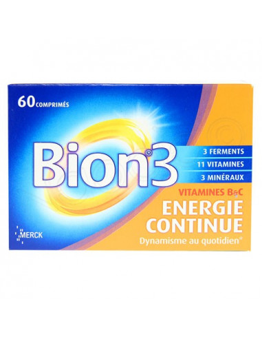 Bion Energie Continue 6h Libération Prolongée 60 comprimés