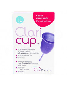 Clari Cup Coupe Menstruelle + Claribox Taille L