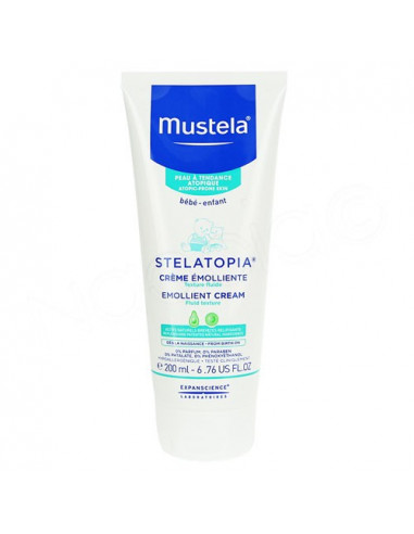 Mustela Stelatopia Crème Émolliente Texture Fluide 200 ml