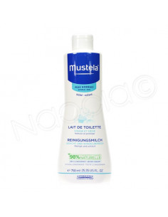 Mustela Lait de Toilette Visage & Siège Peau Normale 750 ml