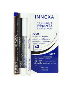 Innoxa Coffret Stimul'Cils Jour & Nuit. 8ml + 9 ml Bleu