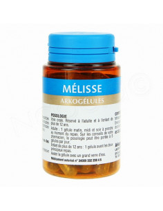 Arkogélules Mélisse Nervosité Douleurs Abdominales Digestives. 45 gélules 2