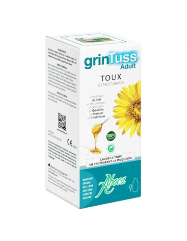 Aboca GrinTuss Adulte Toux sèche et grasse Sirop 128g