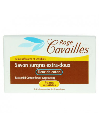 Rogé Cavaillès Savon surgras extra-doux Fleur de coton 250g