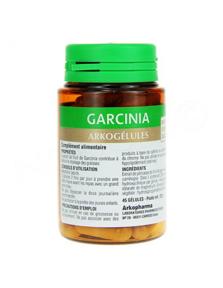 Arkogélules Garcinia. 45 gélules