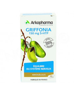 Arkogélules Griffonia Équilibre du Système Nerveux. 40 gélules 2