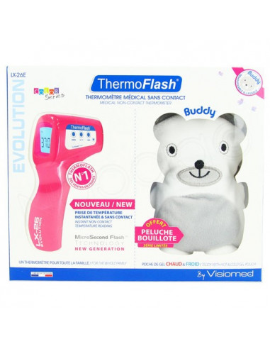 Thermomètre bébé flash sans contact