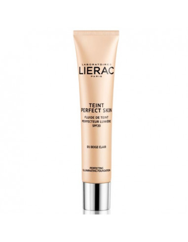 Lierac Teint Perfect Skin Fluide de Teint Perfecteur Lumière SPF20. 30ml Beige nude