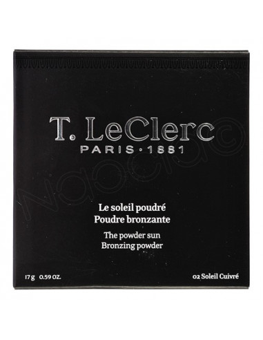 T.LeClerc Le Soleil Poudré Poudre Bronzante 17g Soleil cuivré