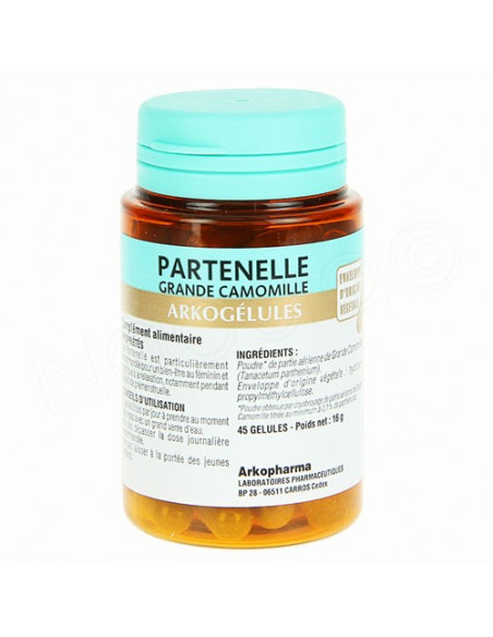 Arkogélules Partenelle bien-être prémenstruel 45 gélules 16 g Arkogelules - 2