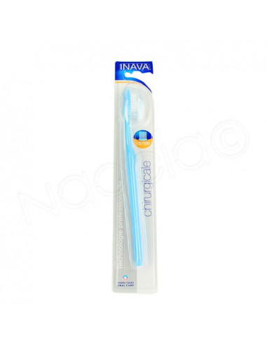 Inava Brosse à dents chirurgicale 15/100 + protection bleu