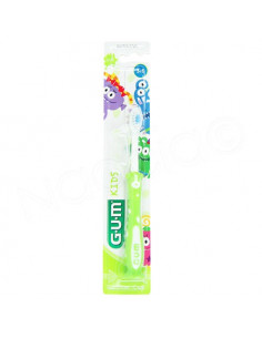 Gum Kids 3-6 ans Brosse à dents Souple x1 Vert