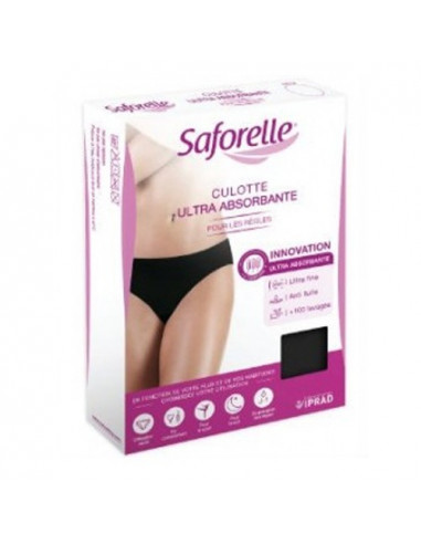 Saforelle Culotte Ultra Absorbante Lavable. x1 Taille S