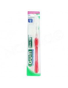 Gum Microtip Sunstar 475 Brosse à dents + protection rouge