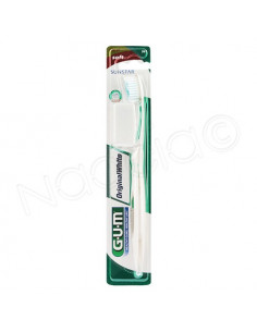 Gum OriginalWhite Sunstar Soft 561 brosse à dents souple + protection Blanc