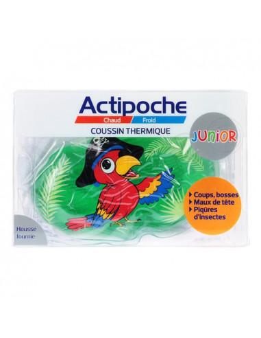 Actipoche Coussin Thermique Junior Animaux. x1 Perroquet