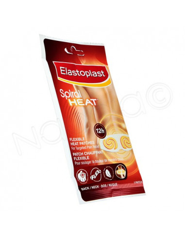 Elastoplast Spiral Heat Patch Chauffant Flexible Dos/Nuque 1 patch