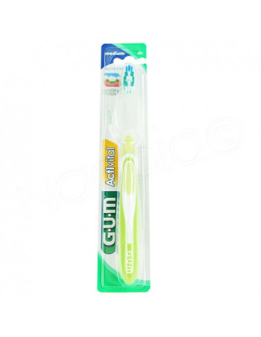 Gum activital medium 583 brosse à dents + protection Vert