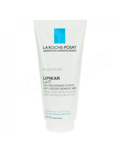 Lipikar Lait Relipidant Corps Anti-dessèchement 48h Nouvelle formule 200 ml