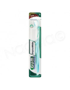 Gum OriginalWhite Sunstar Soft 561 brosse à dents souple + protection Bleu clair