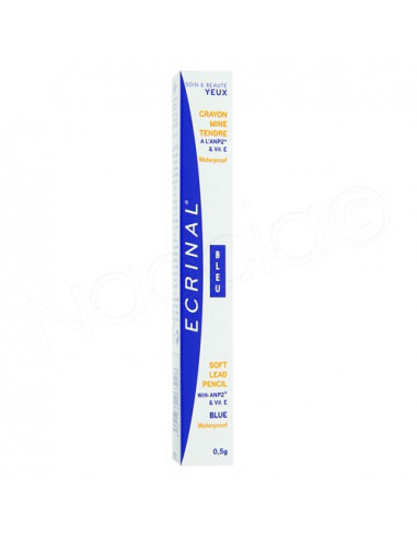 Ecrinal Yeux Crayon Mine Tendre Waterproof Bleu