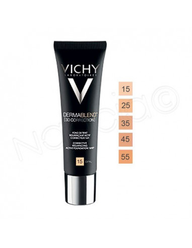 Vichy Dermablend 3D Correction Fond de Teint Resurfaçant Actif. 30ml N°15 Opal