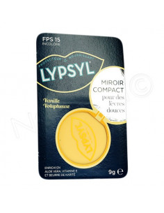 Lypsyl Miroir Compact Baume Lèvres FPS 15 Incolore. 9g Vanille Voluptueuse
