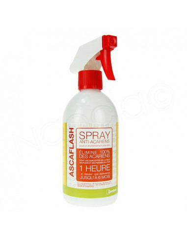 Ascaflash spray anti acariens: puce et punaise de lit, gale 500ml