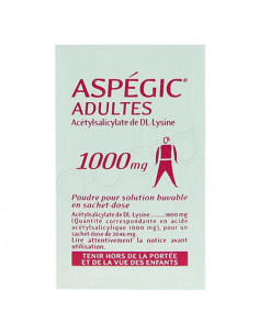 Aspégic Adultes 1000mg 30 sachets-dose 2