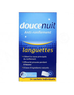 Douce Nuit Languettes Anti Ronflement 14 languettes