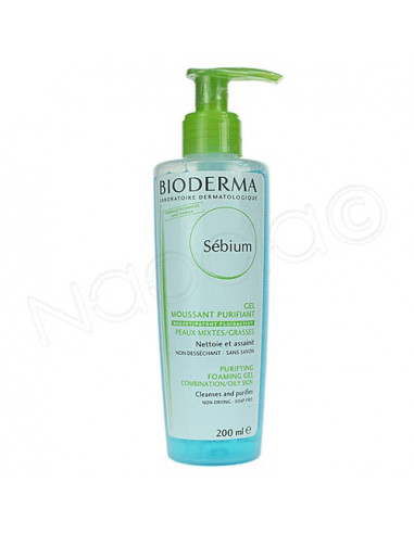 Sébium Gel Moussant Purifiant Peaux mixtes-grasses 500 ml