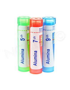 alumina constipation sécheresse lenteur parésie boiron 4g