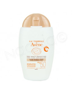 Avène Fluide Minéral Teinté SPF50+ sans filtres chimiques. 40ml