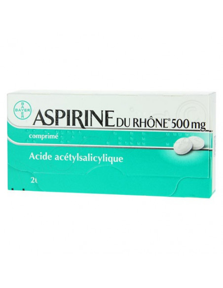 Aspirine du rhône 500mg 20 comprimés