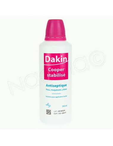 Dakin cooper stabilisé antiseptique solution liquide