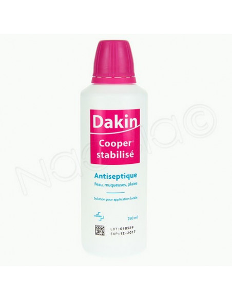 Dakin cooper stabilisé antiseptique solution liquide
