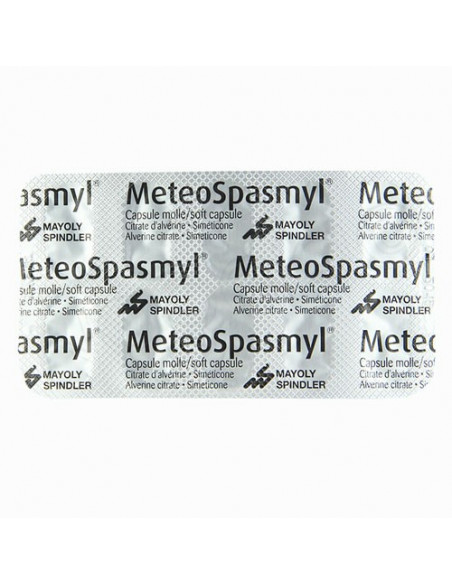 Meteospasmyl citrate d'alvérine siméticone capsules  - 3