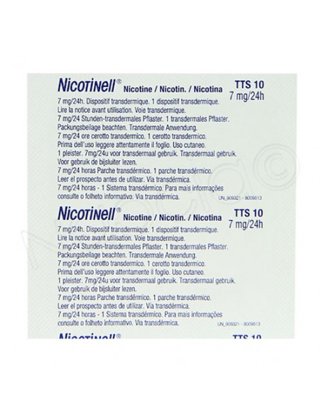 Nicotinell TTS 7mg/24h, 7 ou 28 dispositifs transdermiques Nicotinell - 2