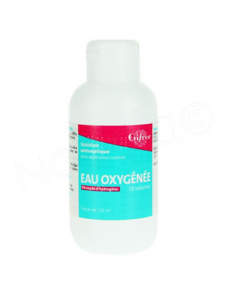 Gifrer Eau oxygénée solution antiseptique 10 volumes Flacon 125ml