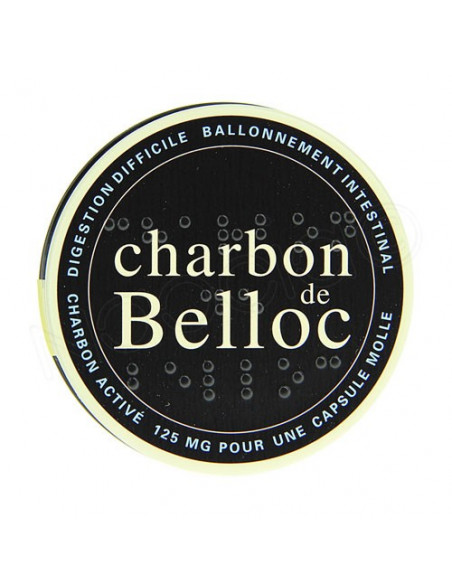 Charbon de Belloc 125mg Capsules molles  - 3